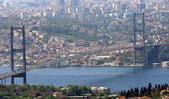 Босфорский мост в Турции