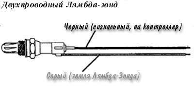 Двухпроводный лямбда-зонд